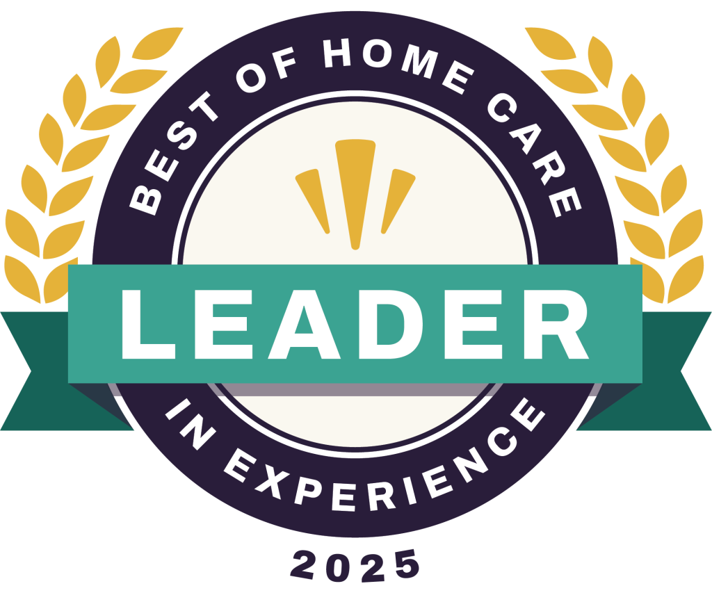 Best of Home Care Leader in Experience award banner